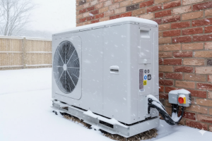 کاور محافظ کمپرسور کولر گازی: بهترین سپر دفاعی یونیت خارجی در برابر برف و یخزدگی 3 Gemini Generated Image h1e6ach1e6ach1e6