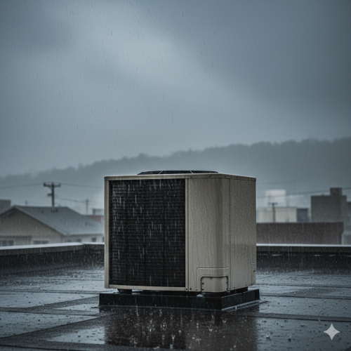 برزنت PVC ضد آب: چرا این بهترین جنس کاور کولر برای محافظت از کولر شماست؟ 3 کولر گازی در زمستان